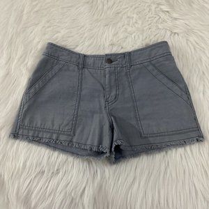 Free People womens size 2 gray deep pocket cut off shorts